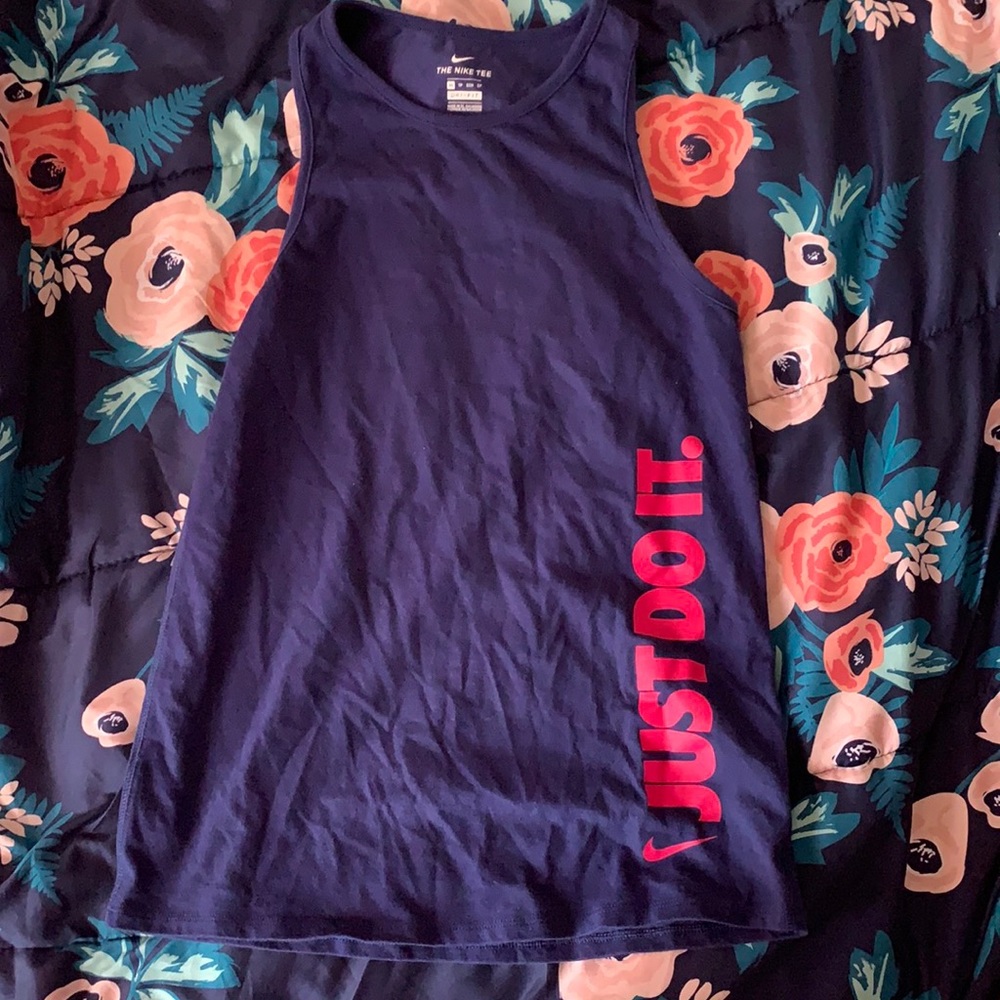 Navy Blue Nike Athletic Top